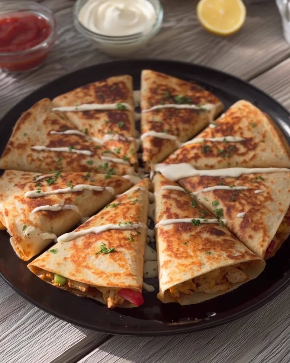 Chicken Crepes Shawarma with Creamy Shawarma Sauce