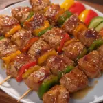Chinese chicken on a stick