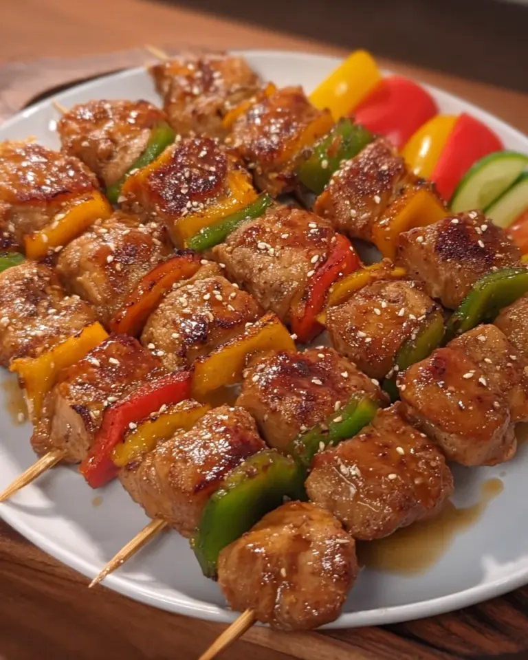 Chinese chicken on a stick