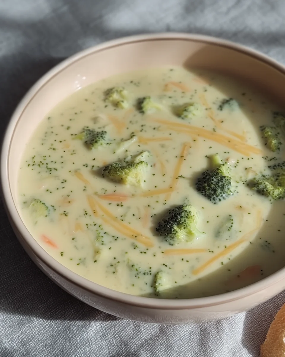 Creamy Broccoli Cheddar Soup