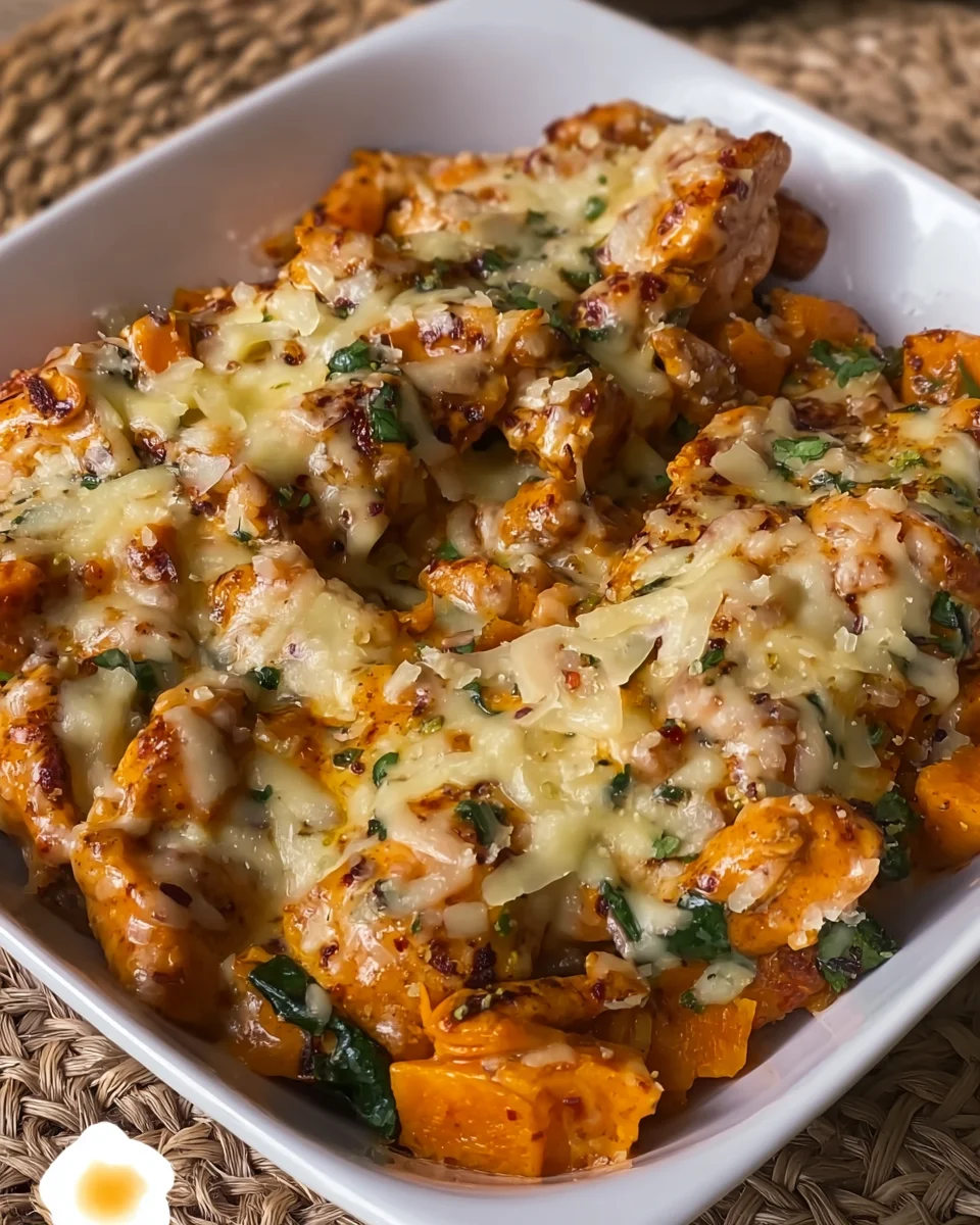 Creamy Cajun Chicken and Sweet Potatoes