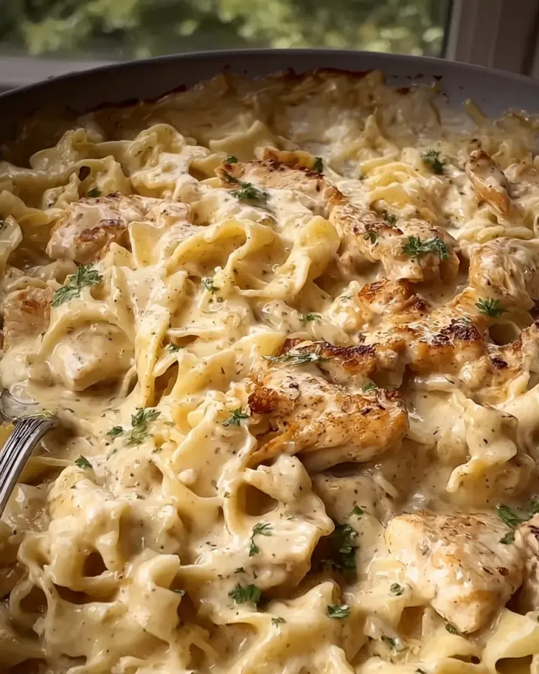 Creamy Chicken Garlic Parmesan Pasta