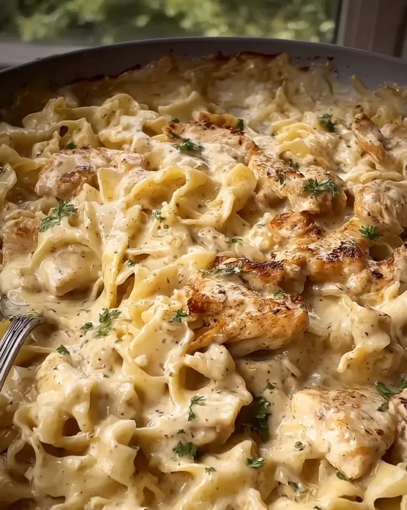 Creamy Chicken Garlic Parmesan Pasta