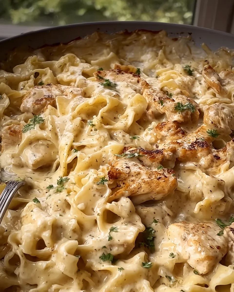 Creamy Chicken Garlic Parmesan Pasta