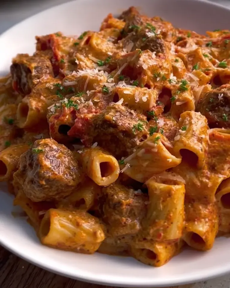 Creamy Meatball Pasta