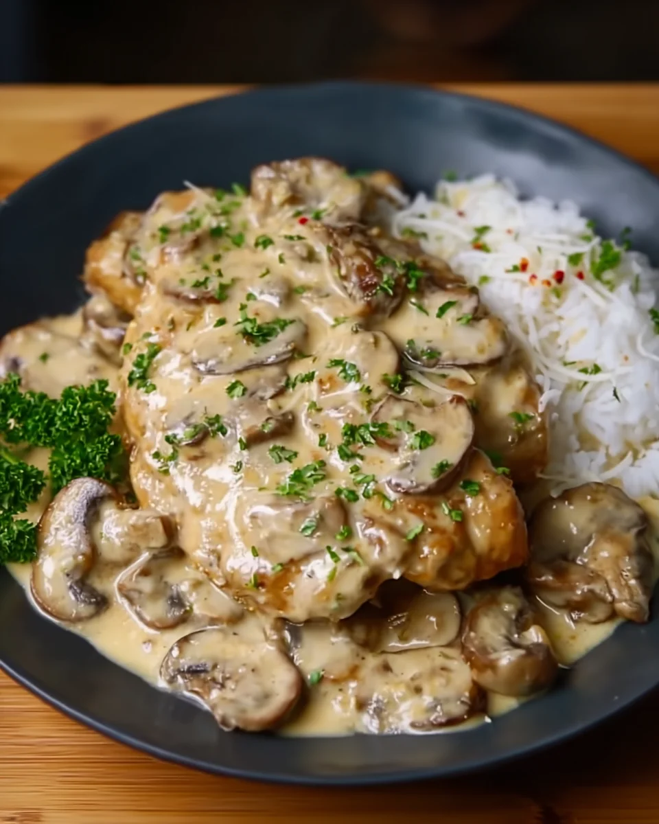 Creamy Mushroom Chicken Creamy