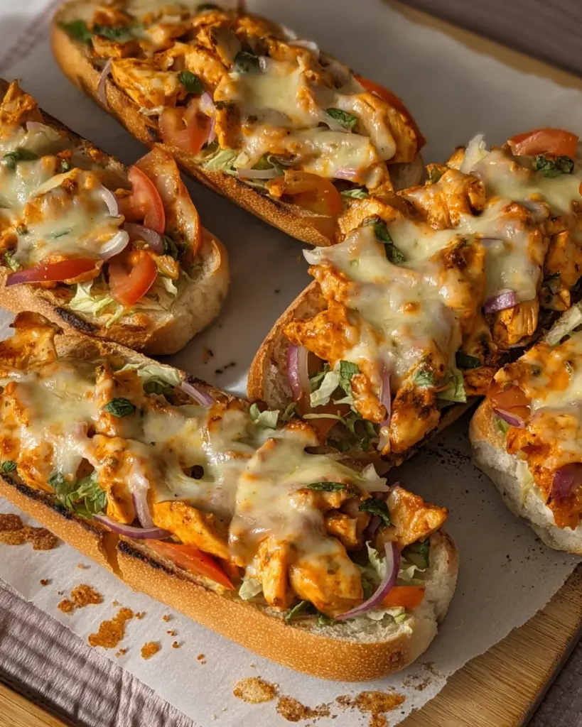 Creamy Sweet Chilli Cajun Chicken Baguettes