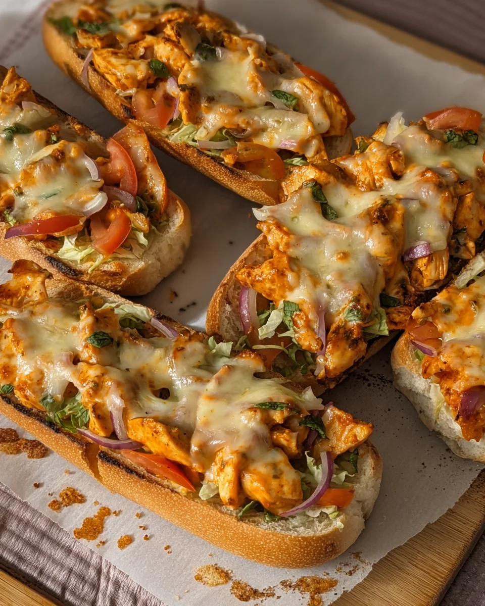 Creamy Sweet Chilli Cajun Chicken Baguettes