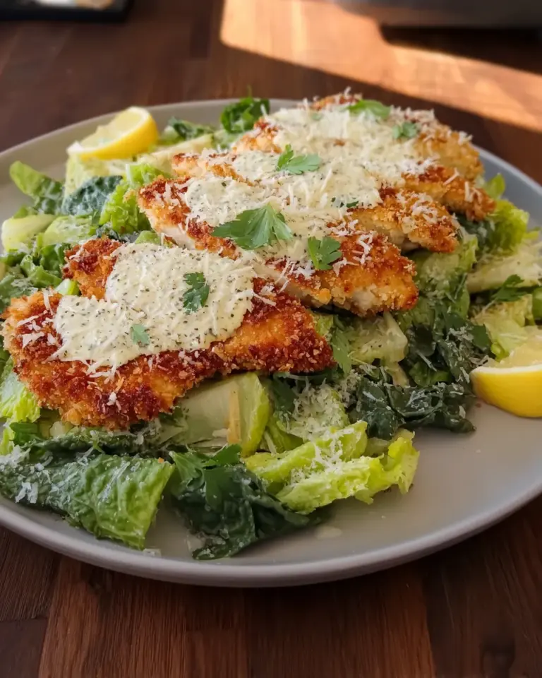 Crispy Chicken Caesar Cutlets