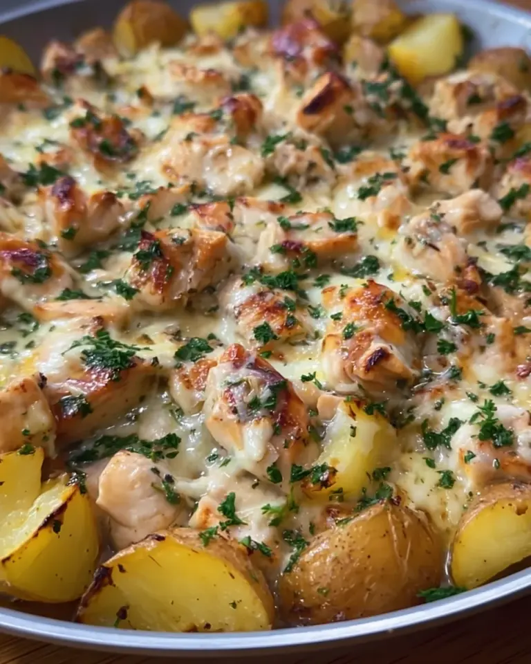Garlic-infused Chicken and Potatoes