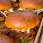 Garlic Pulled Beef Sliders