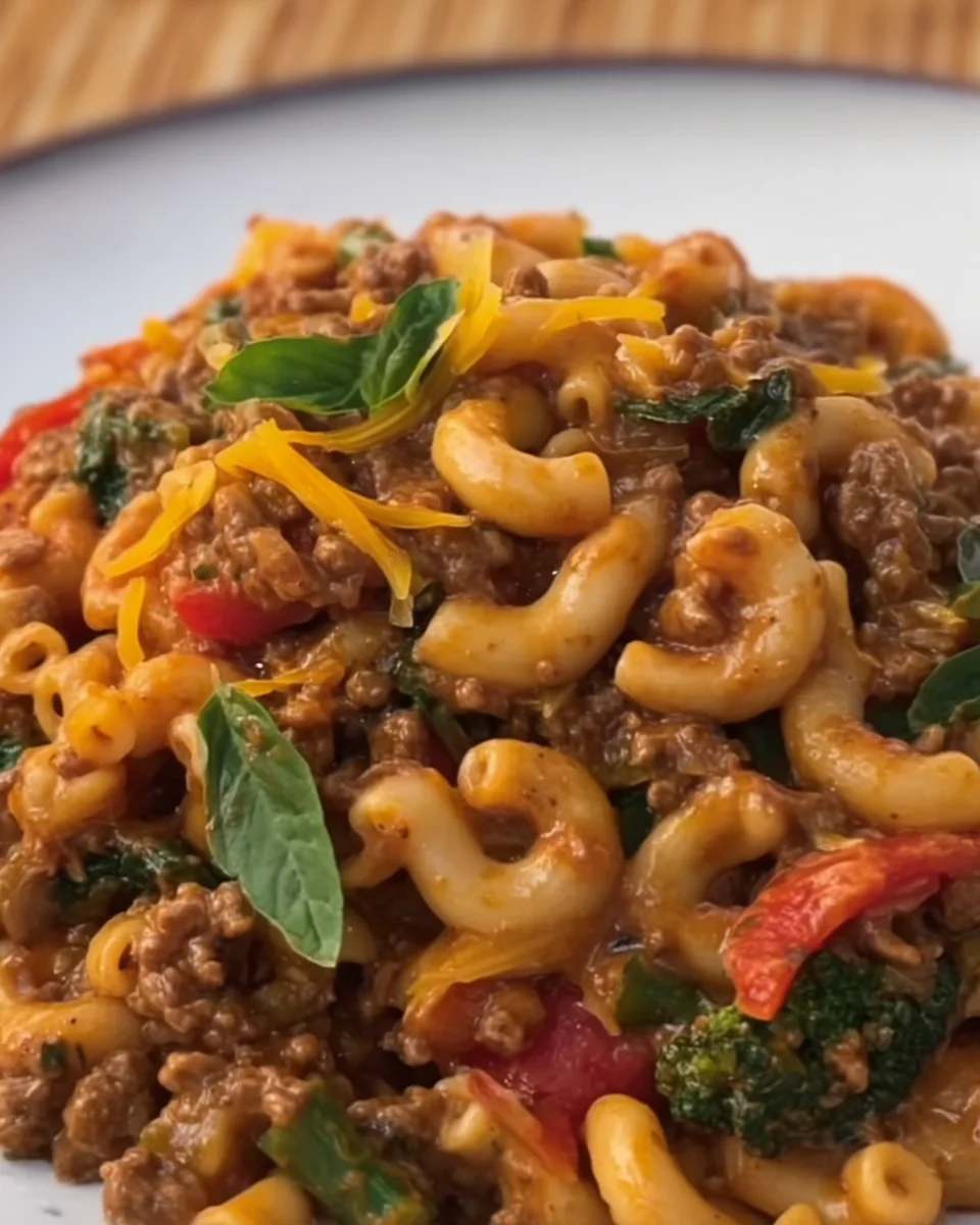 Healthy Mac and Beef