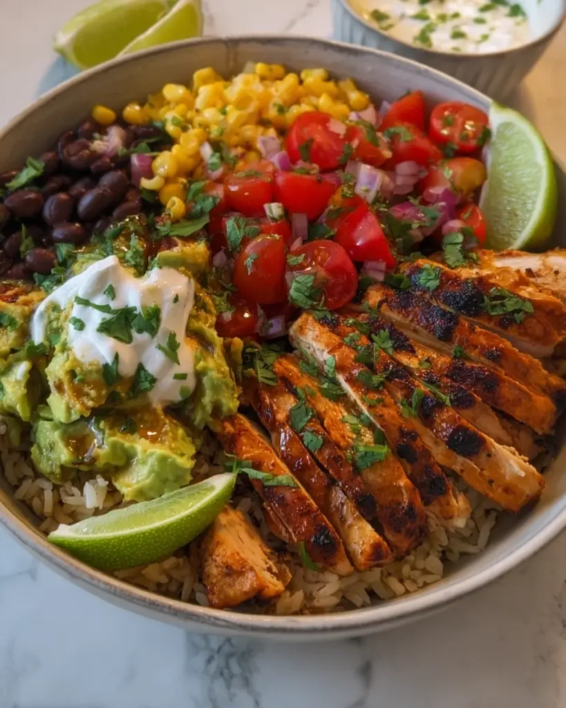 Honey & Lime Chicken Burrito Bowl