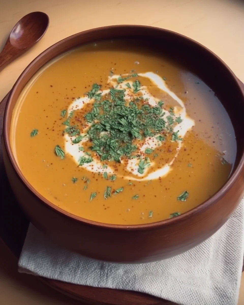 Iron-fortified Pumpkin Coconut Soup