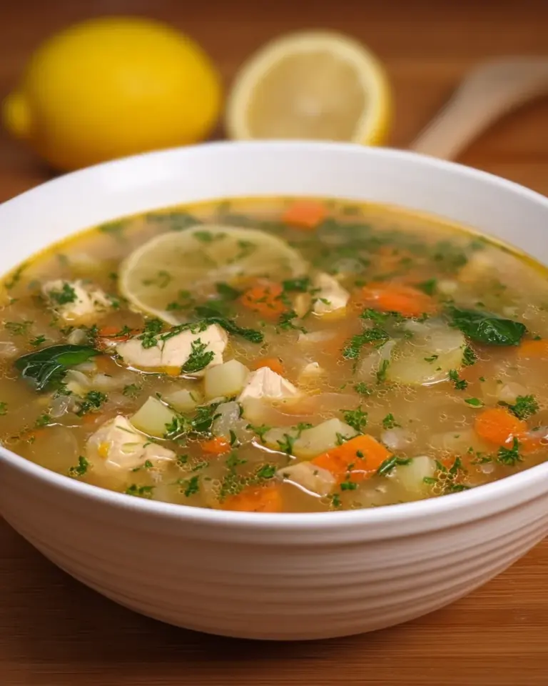 Lemon Chicken Soup