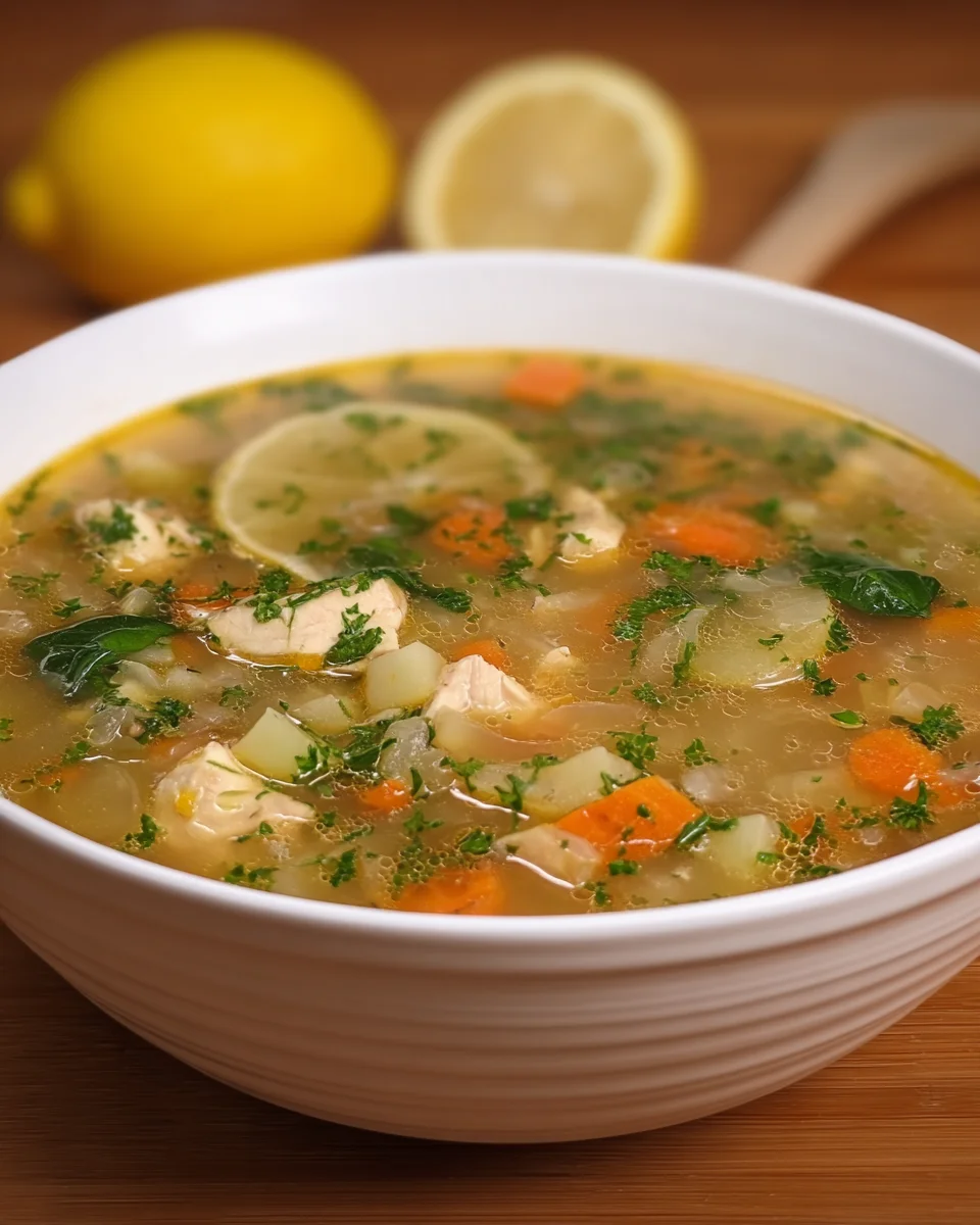 Lemon Chicken Soup