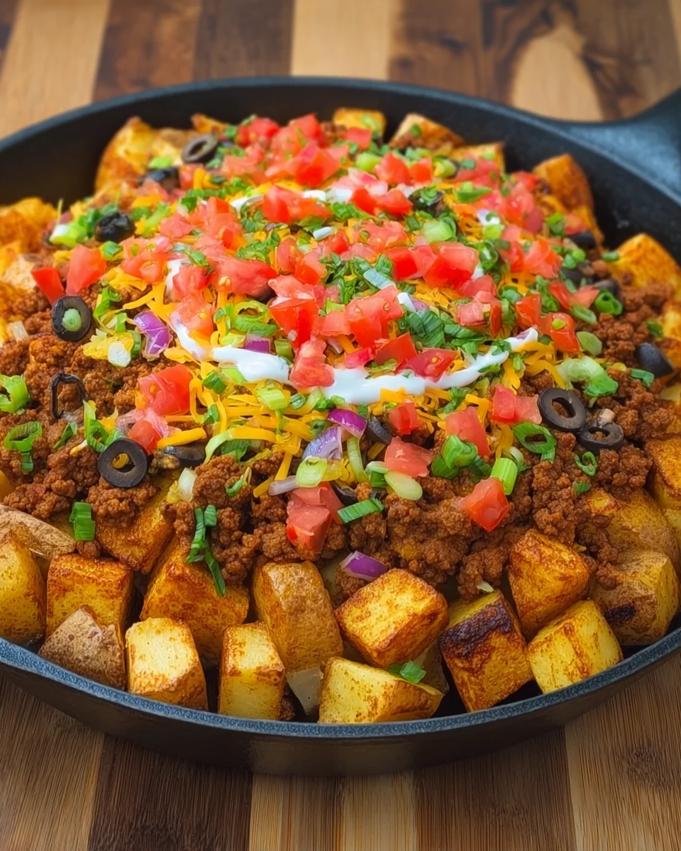 Loaded Taco Potato Bowls
