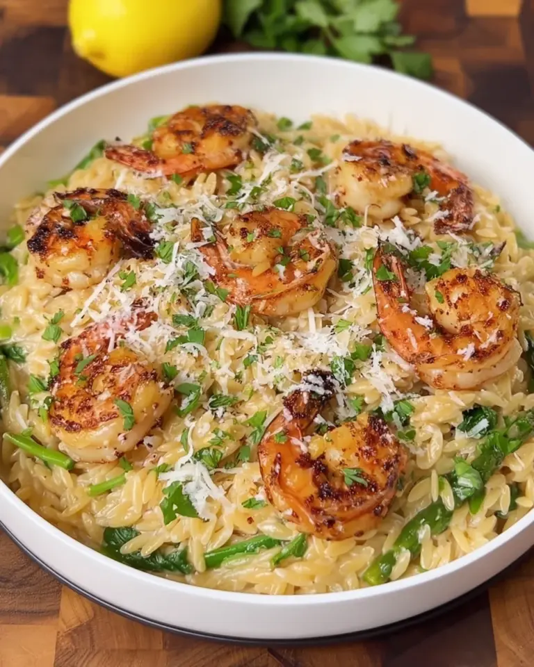 One-Pan Shrimp And Lemon Orzo