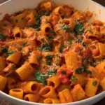 Rigatoni Creamy Red Sauce Pasta
