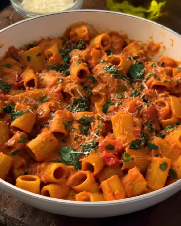 Rigatoni Creamy Red Sauce Pasta