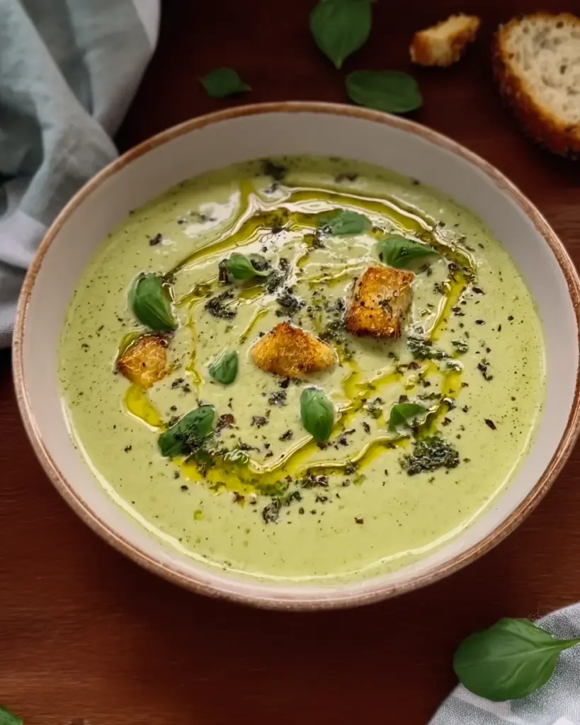 Roasted Courgette Soup