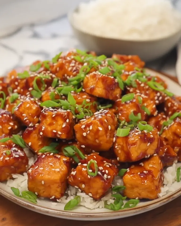Spicy Honey Garlic Tofu