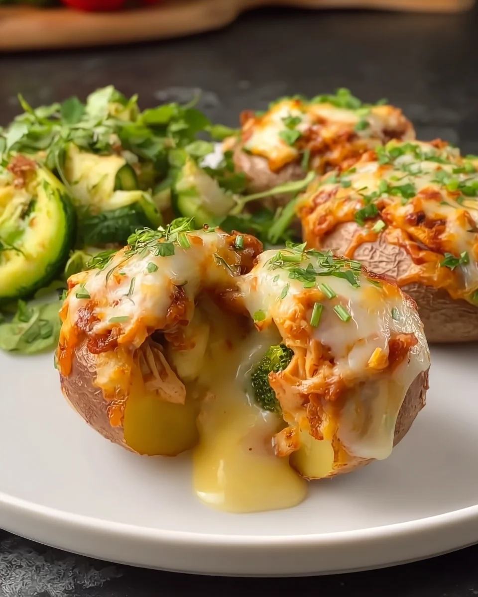 Stuffed Potato with Chicken
