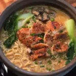 20-Minute Taiwanese Sesame Chicken Noodle Soup