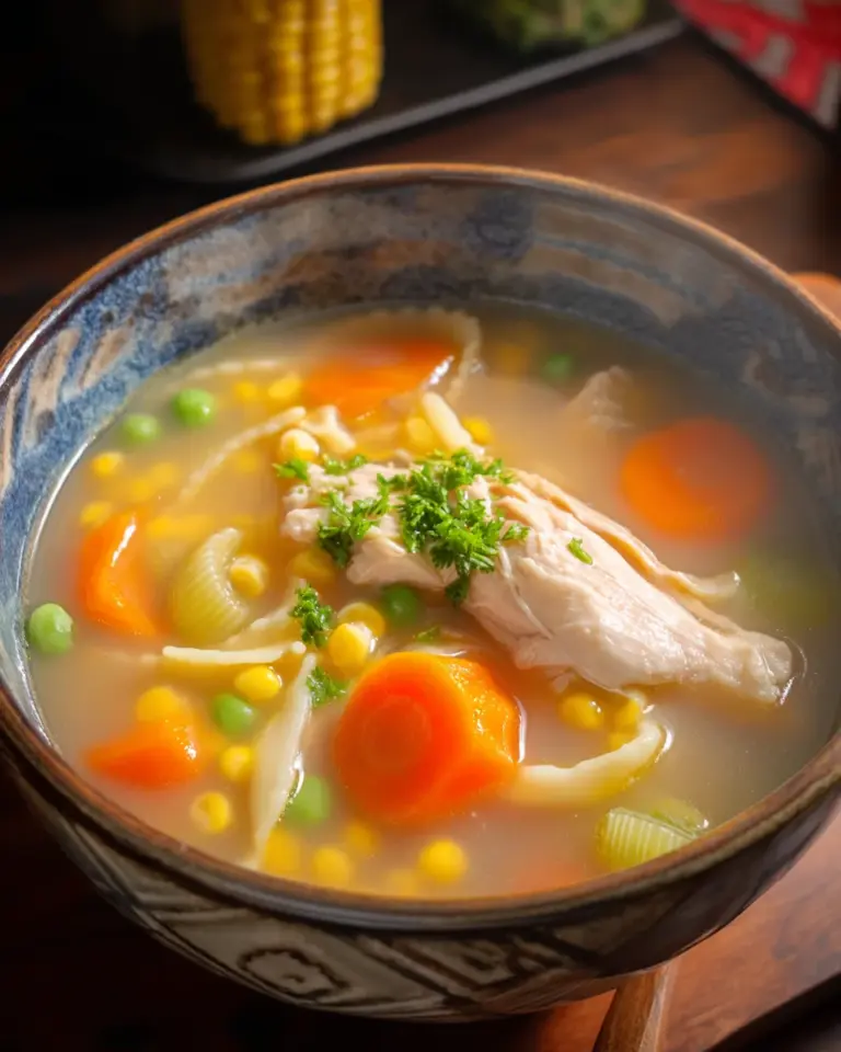 ABC Soup (Chicken & Veggie Soup)