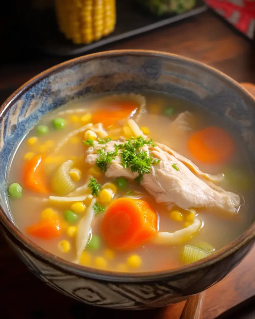 ABC Soup (Chicken & Veggie Soup)