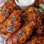 AIR FRYER CRISPY HONEY SRIRACHA BBQ CHICKEN TENDERS