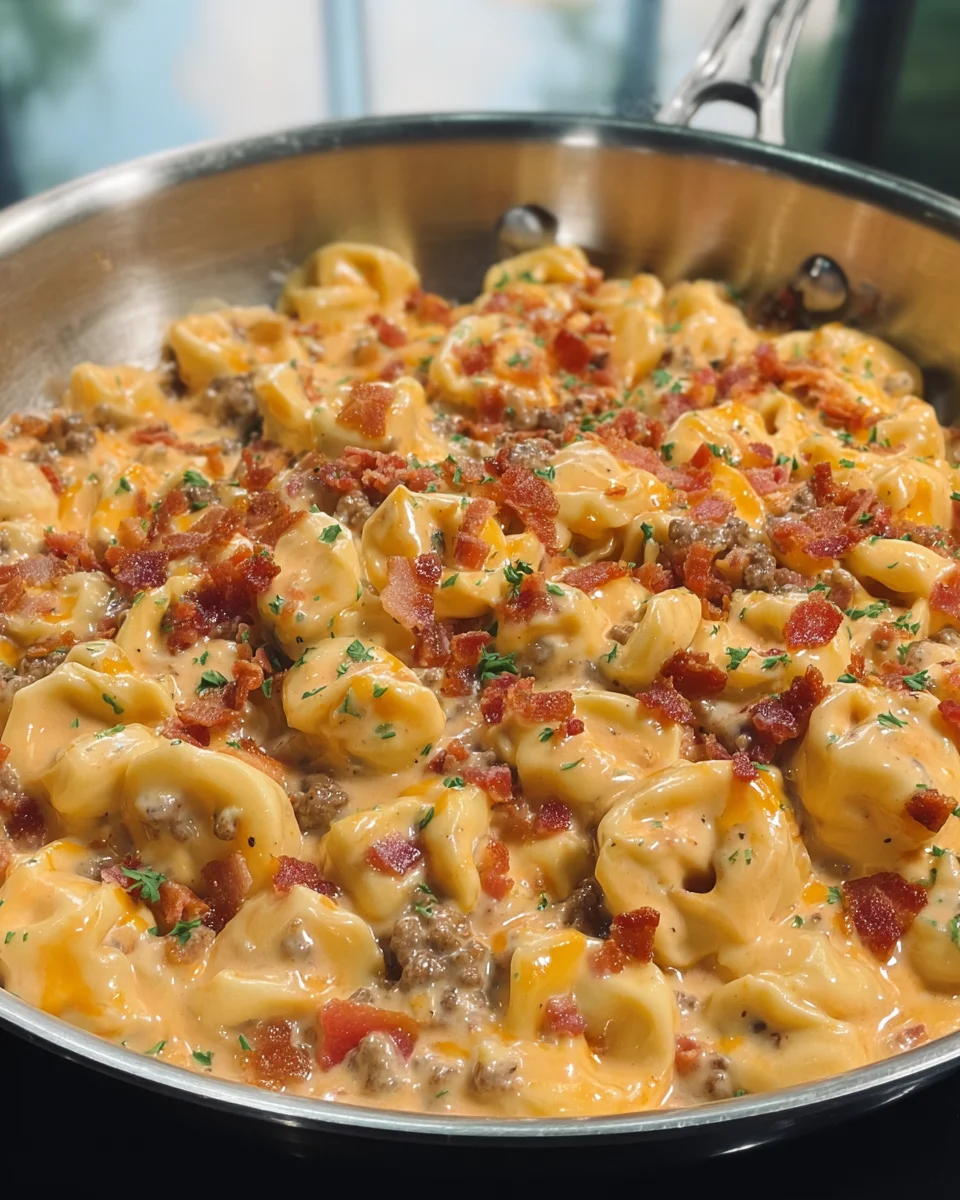 Bacon Cheeseburger Tortellini