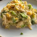 Cheesy Chicken and Rice with Broccoli