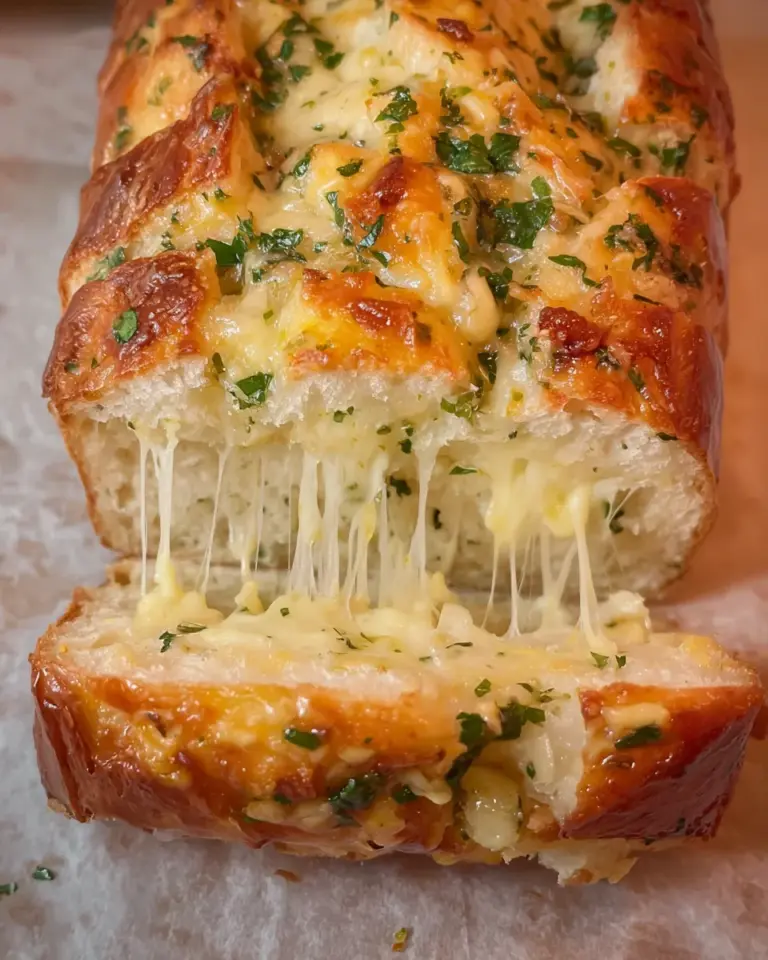 Cheesy Garlic & Parsley Butter Bread