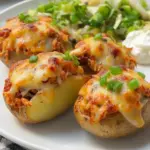 Crack Chicken Stuffed Baked Potatoes