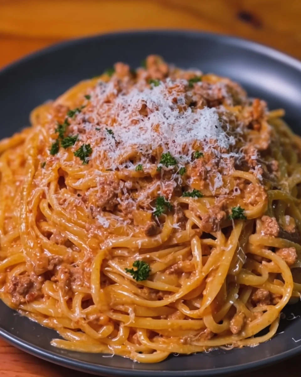 Creamy Beef Pasta
