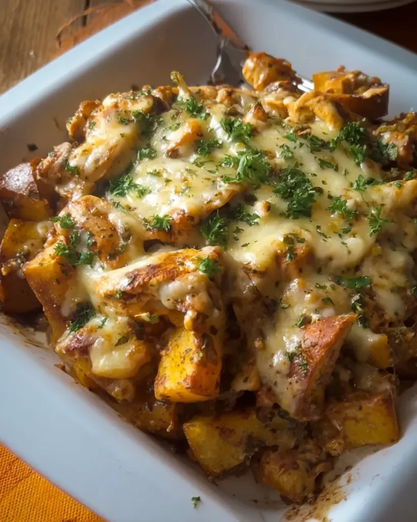 Creamy Cheesy Chicken & Potatoes