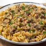 Creamy Philly Cheesesteak Pasta
