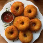 Crispy Chicken and Potato doughnuts