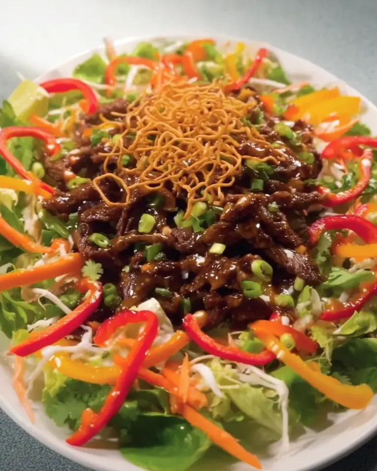 Crispy Chilli Beef Salad
