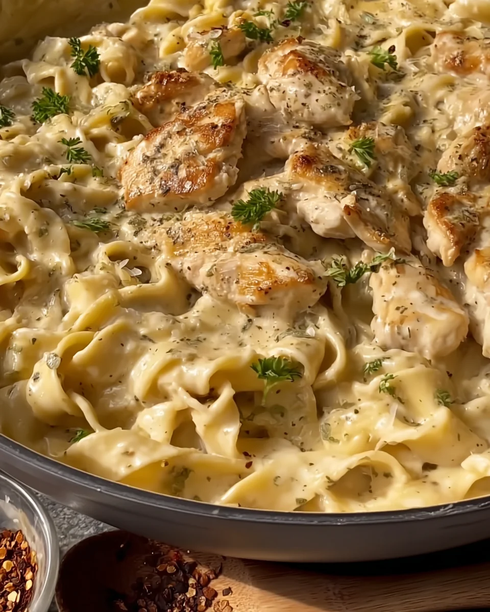 Garlic Chicken Parmesan Pasta