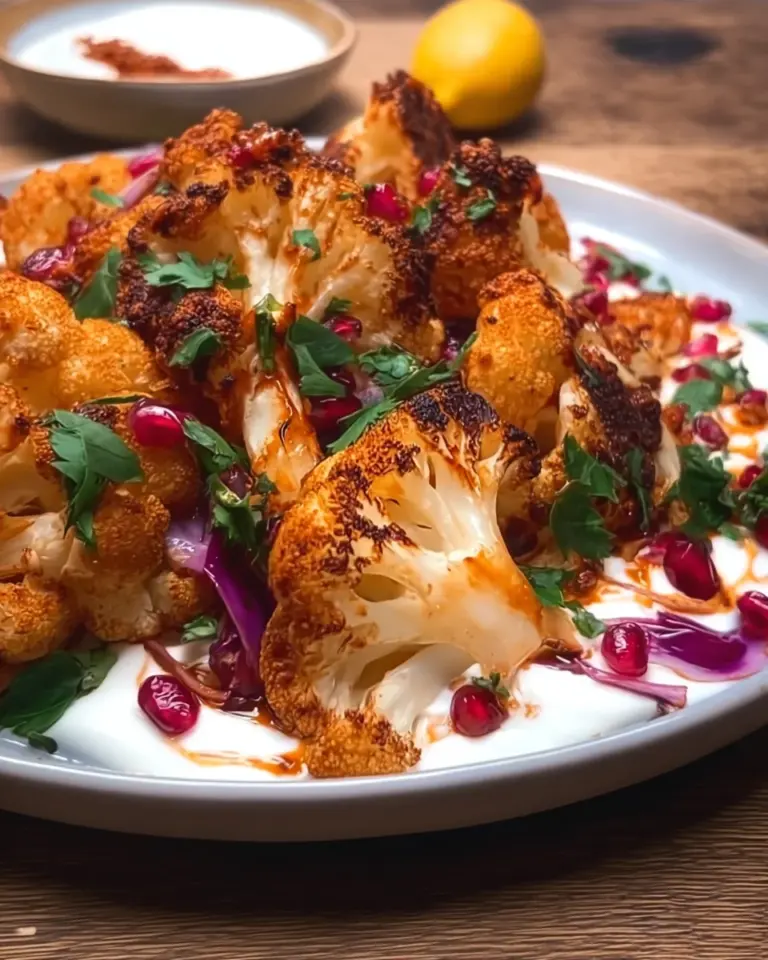 HARISSA ROASTED CAULIFLOWER