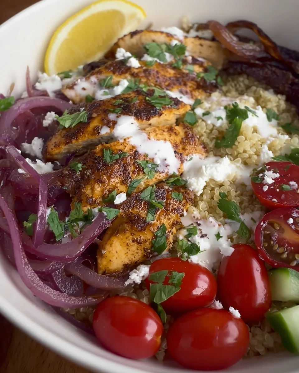 Healthy Chicken Shawarma Bowls