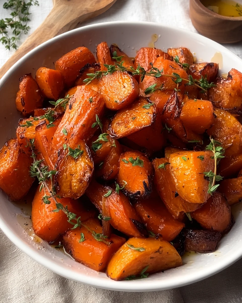 Honey Roasted Carrots and Sweet Potatoes