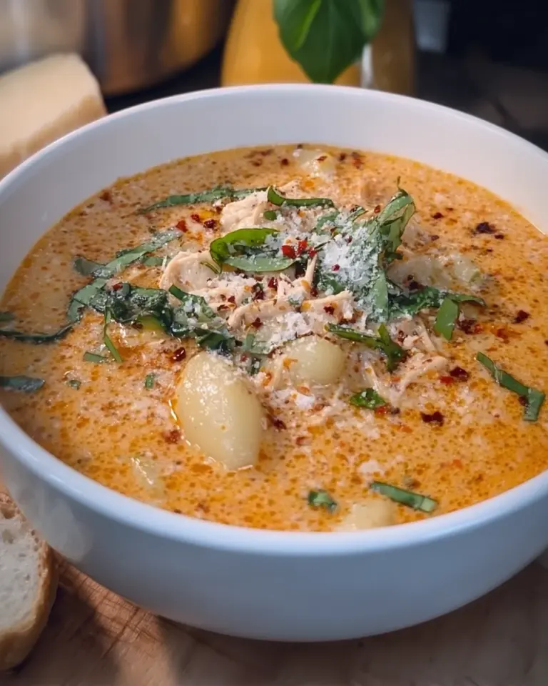 Marry Me Chicken Gnocchi Soup