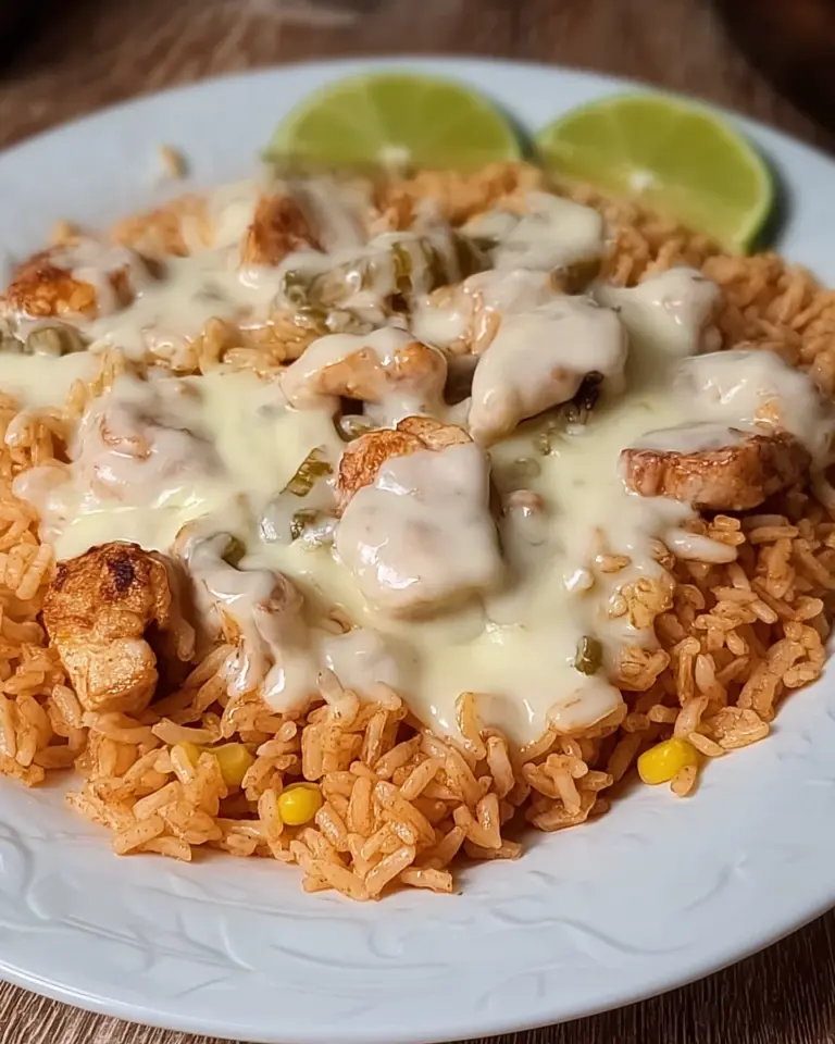 Mexican Cheesy Chicken & Rice