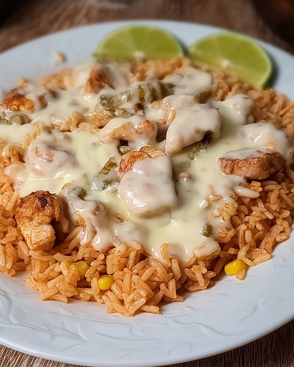 Mexican Cheesy Chicken & Rice