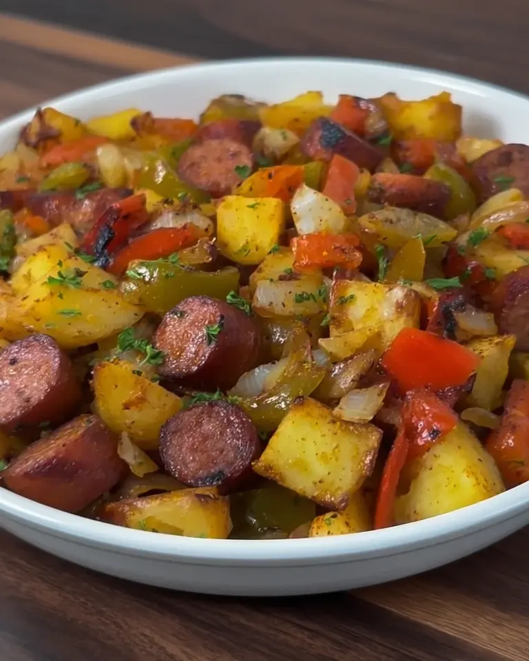 One pan Sausage Potato Skillet