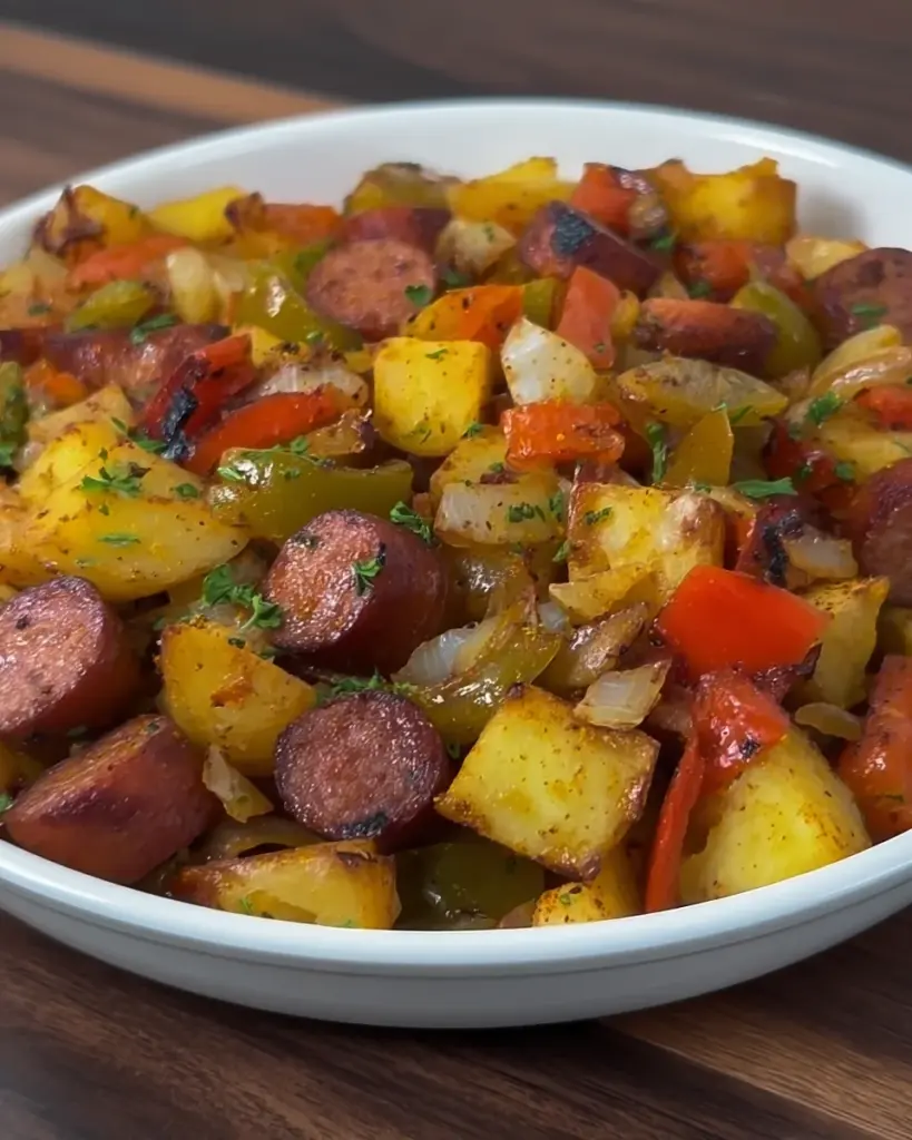 One pan Sausage Potato Skillet