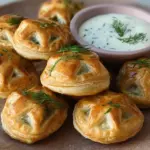 Salmon Wellington Pastry Bites